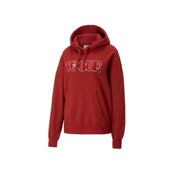 Puma Sweaters - Puma x Vogue Oversized Hoodie TR (Intense Red) Women's 536691-22